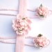 3pc set Newborn baby Headband and Barefoot Baby Sandals.