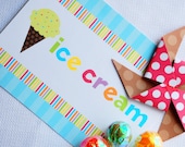 Ice Cream Party Decorations for Birthday Party or Baby Shower - DIY Printable Decor by BeeAndDaisy - Instant Download Il_170x135