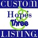 Custom Listing for Molly K. Only