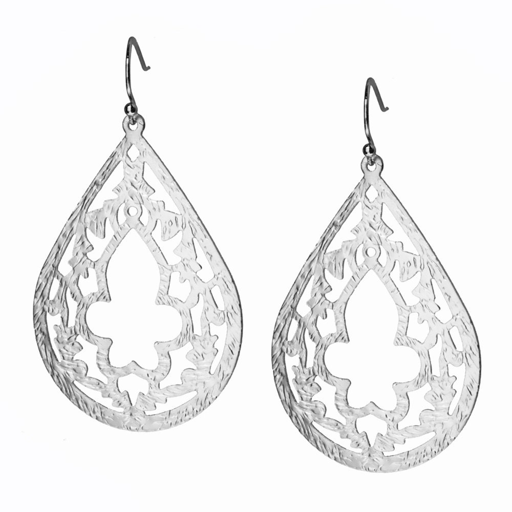 Silver Indian Style Earrings