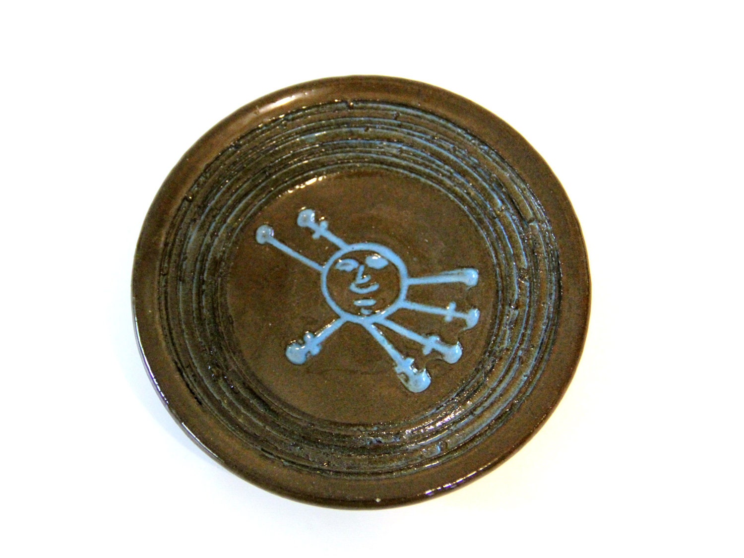 Vintage GLIT LAVA Iceland Pottery Wall Art