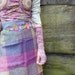 Contemplation Gauntlets, luxe, soft, hand knitted fingerless gloves in dusky pink silk and merino yarn READY TO SHIP