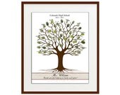 DIY Teacher Appreciation Gift / Printable PDF / Personalized Thumbprint Gift For Teacher  8x10, 11x14 or 16x20 inches