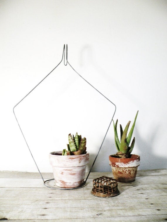 vintage hanging planter