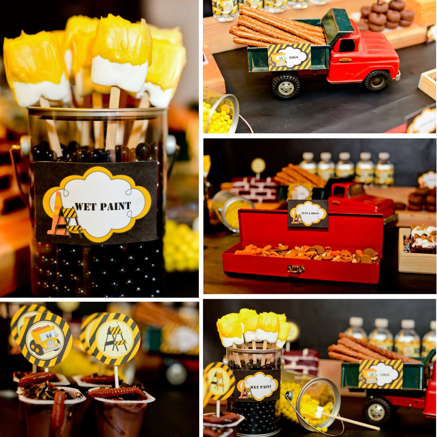 Construction Party Package - DIY - Forever Your Prints Il_570xn