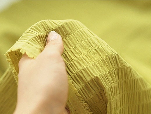 ripple cotton  1yard (44 x 36 inches) 49422 olive green