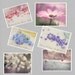Get Well - Thinking of you - Set of 6 note cards - 4x6 - envelopes included - gifts