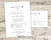 Odds in Our Favor Printable Wedding Invitation Set