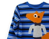 007 Bond Fox Shirt Boys Clothing 3t Trendy Childrens Clothing by TrashNTees