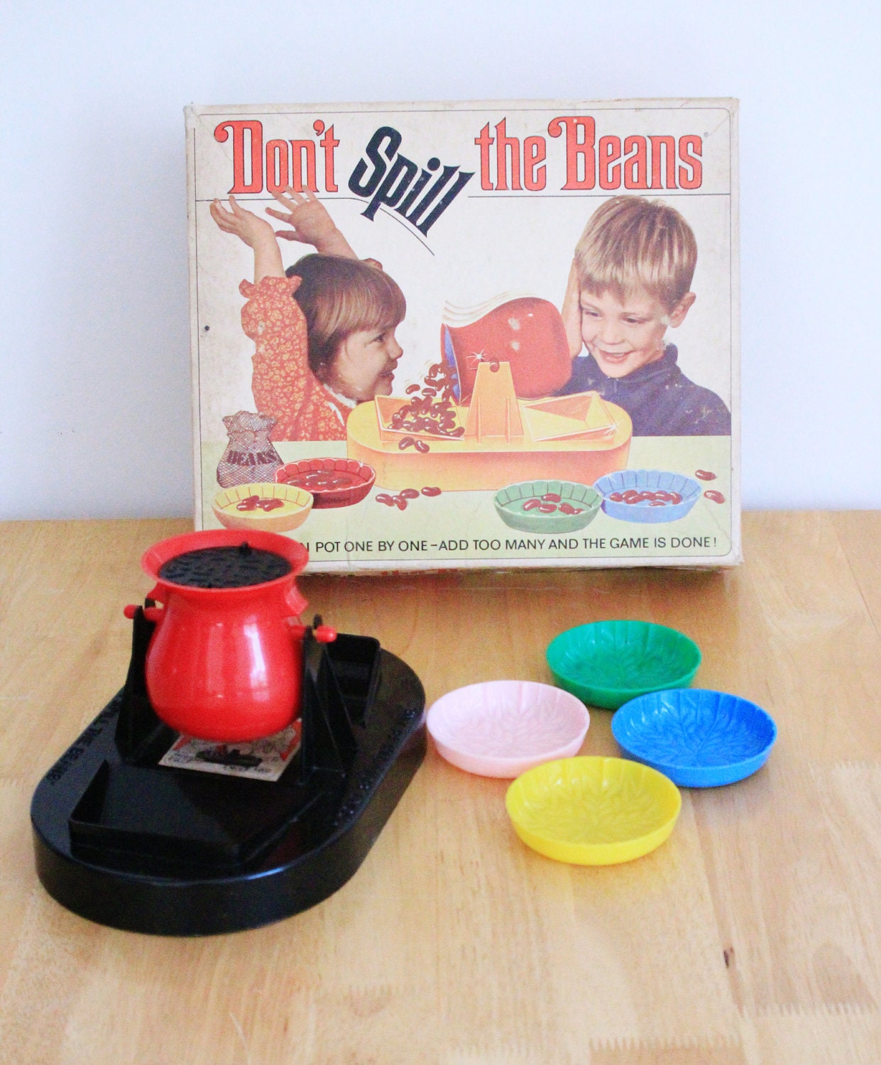 Vintage Don't Spill The Beans Board Game 1960s by smilehood