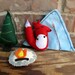 Plush Fox Woodland Camping Set, Whimsical Toy