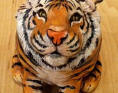 Vintage style Ornament, The Tiger