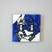Blue and White - DOUBLE Mosaic Light Switch Cover Wall Plate
