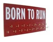 running medals holder: born to run
