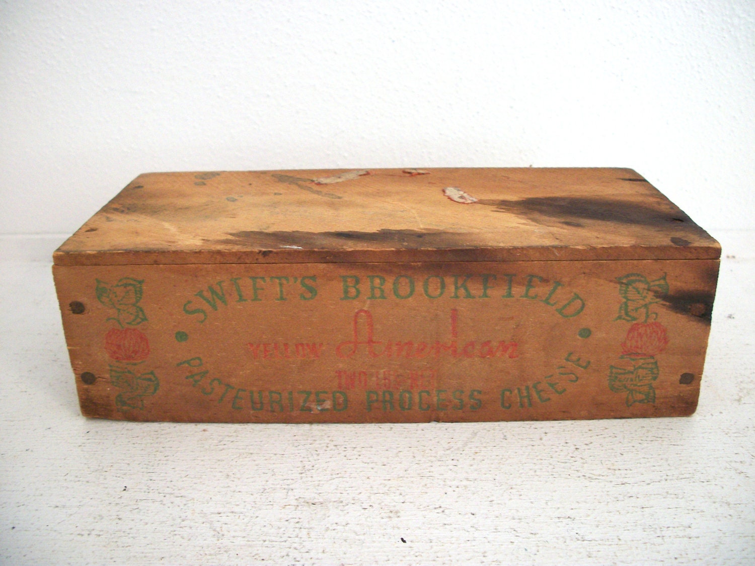 Vintage Cheese Box- Swift's Brookfield