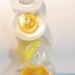 Yellow and White Button Bracelet