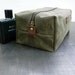 Waxed canvas Dopp kit   shaving bag   toiletry bag  Father's day gift
