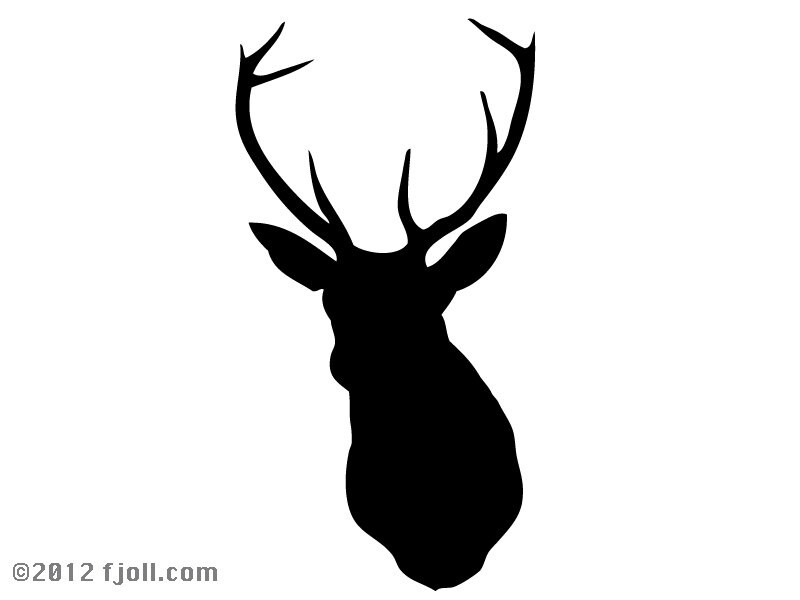 Stag Head Outline