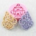 Large Flower Filigree Mold Victorian Mould Resin Mold Earrings 59mm (311)