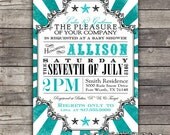 DIY Printable carnival themed baby shower invitation--customizable Il_170x135