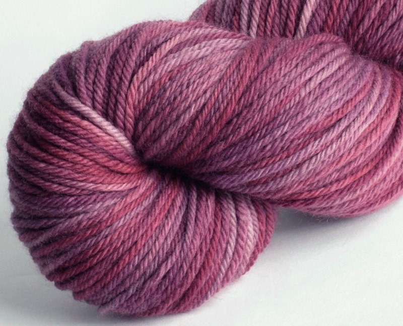DK yarn Raspberry Smoothie 100% Falkland merino superwash
