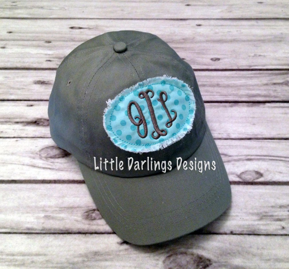 Preppy Monogrammed Baseball Hat