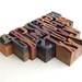 A to Z - 26 Vintage Letterpress Wooden Alphabets- MV80