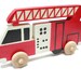 Red Fire Engine Push Toy - Children's Toy - Christmas Gift