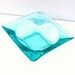 Glass Ashtray Vintage Blue Glass Vintage Ashtray Midcentury Glass Ashtray