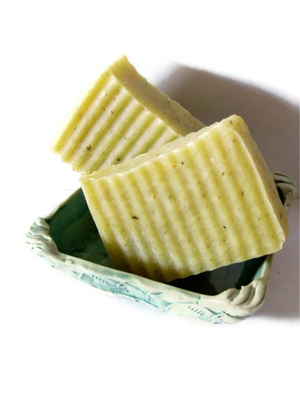 Eucalyptus Peppermint Soap - Natural Soap - Handmade Vegan Friendly Hot Process Bar - Delicate by Nature