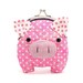 Little hot pink piggy clutch purse