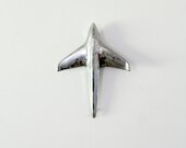 1951 Studebaker Champion Hood Ornament / vintage chrome airplane