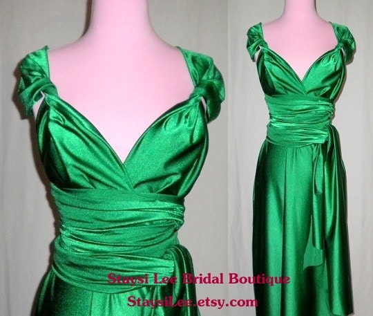 Plus Size Ready To Ship Convertible Dress Knee Length... Bridesmaids, Beach, Vacation, Wedding, Honeymoon, Prom, Rehearsal Dinner, Prom