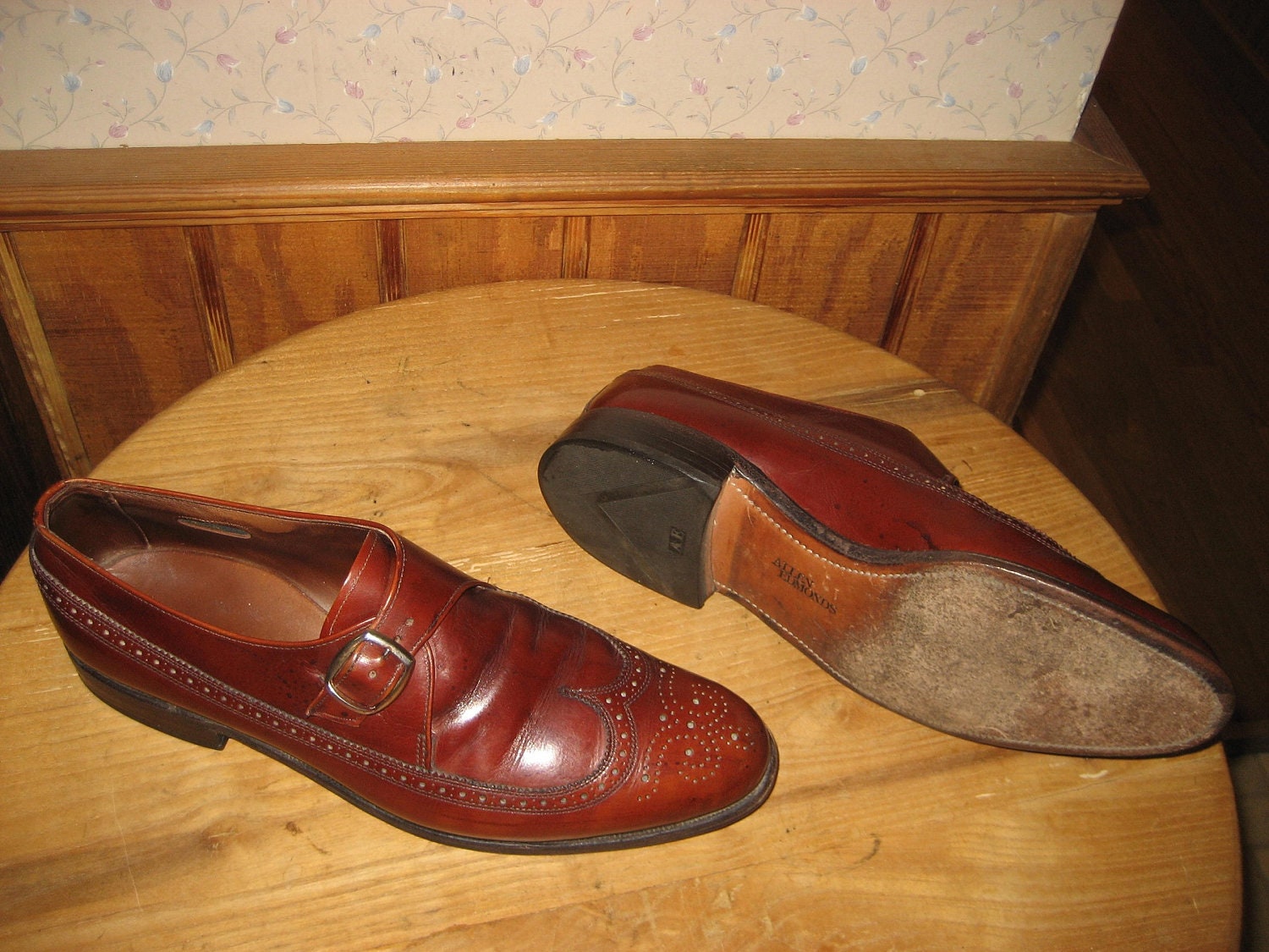 ALLEN EDMONDS Warwick Wing Tip Loafers Made In USA Mens 10 C