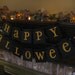 Halloween Banner Happy Halloween Black and Orange Sign Garland Handmade Halloween Photo Prop