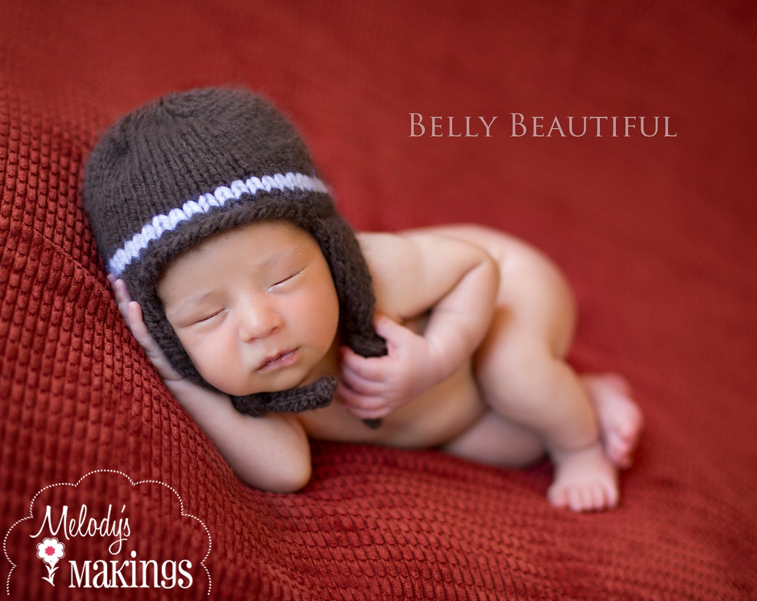 I-Cord Earflap Hat Knitting Pattern - All Sizes Newborn through Adult - PDF Sale