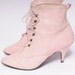 Pink Granny boot By Jazz Size 6.5 Woman's Boot Made in spain