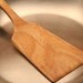 wooden spatula for flipping your flapjacks of salvaged Honey Locust wood