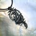 Serpent pendant sterling silver
