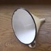 Enamelware Blue and White Funnel Large Cone Shaped 1950s