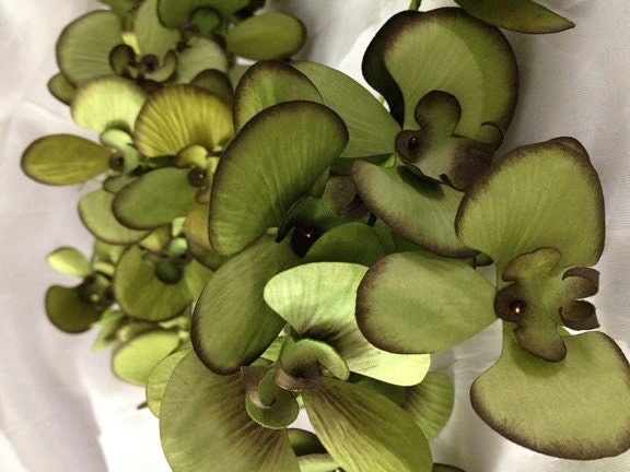 Orchid Napkin Ring Decor - Paper Orchid Accessories