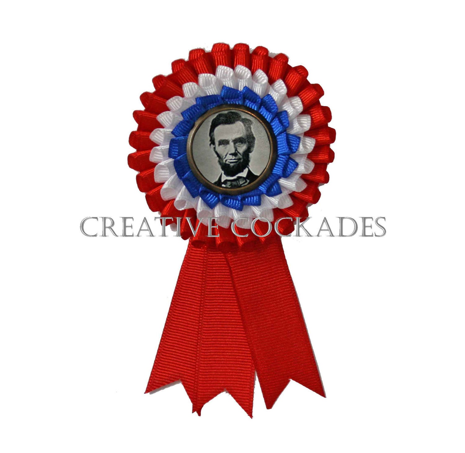 Abe Lincoln Civil War Cockade