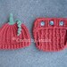 Set of 2 Crochet Patterns for Halloween Pumpkin Beanie and Diaper Cover - multiple sizes - Welcome to sell finished items