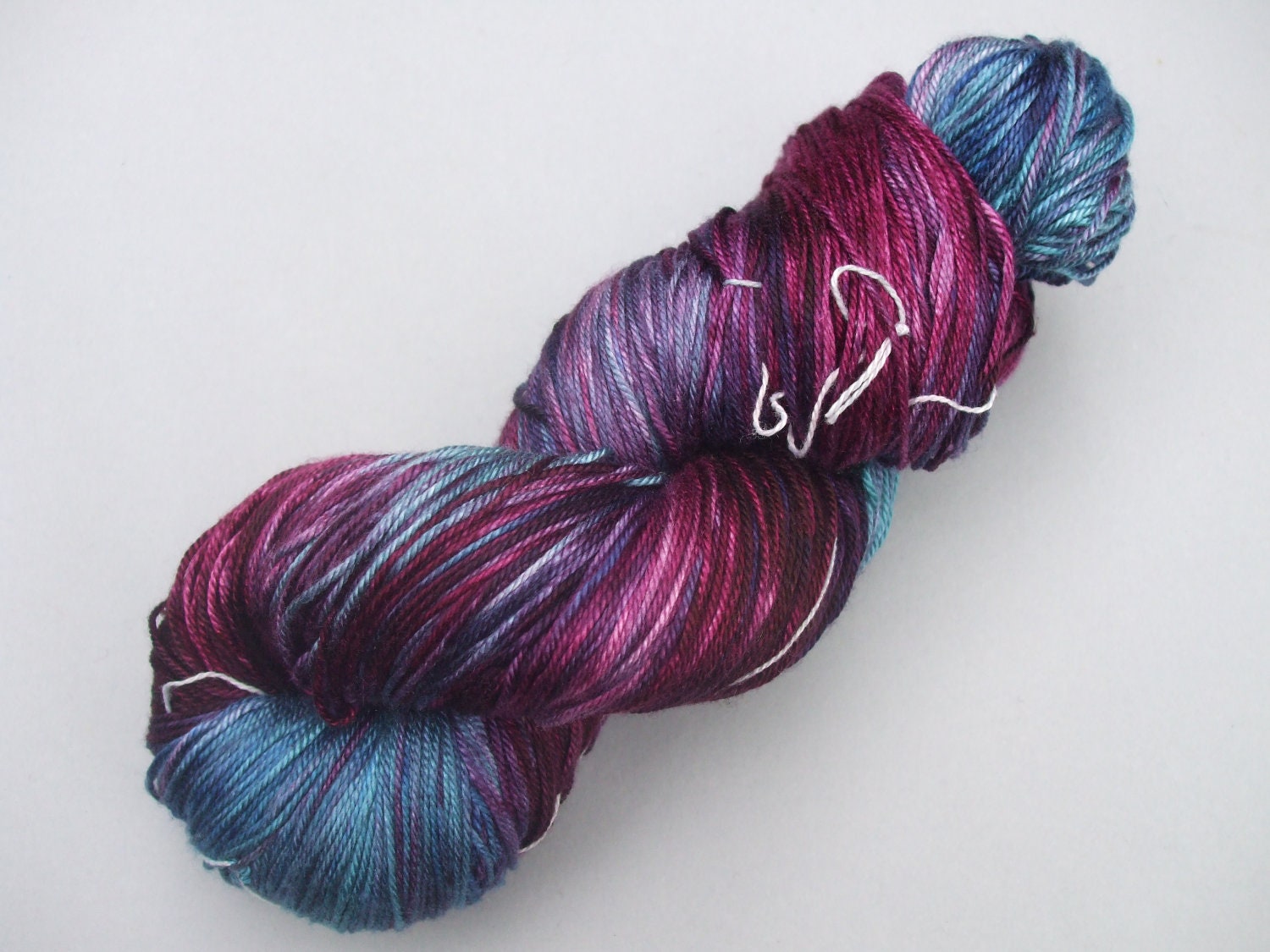 Sheer Pleasure 4 ply Silk Yarn. The Clock Struck Midnight.