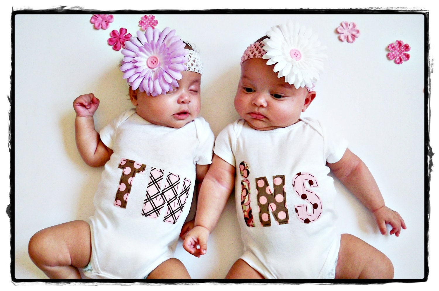 Twins baby onesies