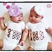 Twins baby onesies