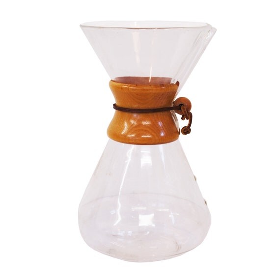 Chemex Carafe / Large Glass Coffee Maker / by midmoderngoods