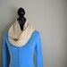 The Perfect Loop Scarf - Loop/Infinity/Circle Scarf - Cream