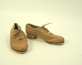 Brown Leather Tap Dance Shoes Women's - Girl's Size 5 Dance Shoe