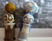 Mr. Van Dort and His Corpse Bride: Two Spool Knitters, Knitting Nancy